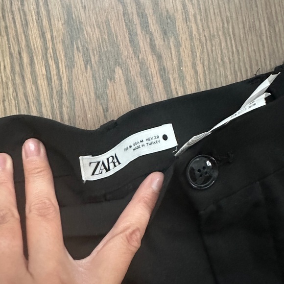 Zara black slacks medium - Picture 2 of 4